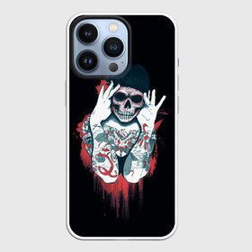 Чехол для iPhone 13 Pro с принтом Tatto Girls в Белгороде,  |  | Тематика изображения на принте: blood | dead | girl | girls | skull | tatto | девушка | кровь | тату | татуировка | татуировки | череп