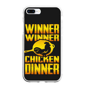 Чехол для iPhone 7Plus/8 Plus матовый с принтом Winner Chicken Dinner в Белгороде, Силикон | Область печати: задняя сторона чехла, без боковых панелей | Тематика изображения на принте: 