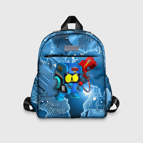 Детский рюкзак 3D с принтом BRAWL STARS 
