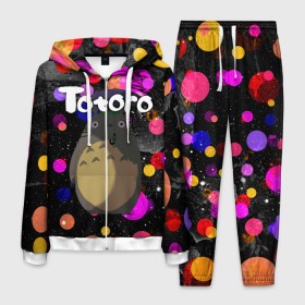 Мужской костюм 3D с принтом Totoro в Белгороде, 100% полиэстер | Манжеты и пояс оформлены тканевой резинкой, двухслойный капюшон со шнурком для регулировки, карманы спереди | japan | my neighbor totoro | neighbor totoro | totoro | мой сосед тоторо | сосед тоторо | тоторо | япония