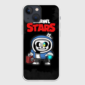 Чехол для iPhone 13 mini с принтом BRAWL STARS MR.P SANS в Белгороде,  |  | brawlstars | crow | dyna | dynamike | leon | leonskin | mike | mr p | sally | shark | битваогней | бравлстарc | бравлстарз | динамайк | игра | игры | леон | мистер пи | мультик | старз