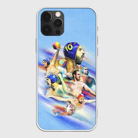 Чехол для iPhone 12 Pro Max с принтом Water polo players в Белгороде, Силикон |  | polo | water polo | вода | водное поло | водный спорт | плавание | пловец | поло | спорт