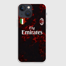 Чехол для iPhone 13 mini с принтом Ибрагимович в Белгороде,  |  | ac milan | champions | football | ibragimovich | ibrahimovic | milan | soccer | uefa | world cup | златан | златан ибрагимович | ибрагимович | лига чемпионов | милан | форма | футбол