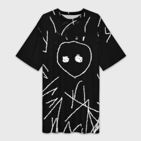 Платье-футболка 3D с принтом Schizophrenia в Белгороде,  |  | anime | boy | dead inside | depression | dota | emo | girl | goth | ivs | lil peep | rap | schizophrenia | грусть | дед инсайд | депрессия | мертвый внутри | мода | молодежь | одежда | розы | слезы | стиль | шизофрения