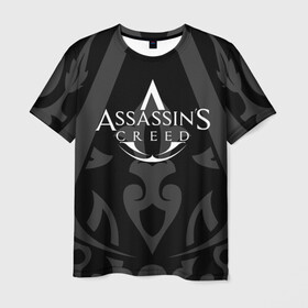 Мужская футболка 3D с принтом ASSASSIN`S CREED в Белгороде, 100% полиэфир | прямой крой, круглый вырез горловины, длина до линии бедер | slayer | асасин | ассасин крид | ассассин | тамплиеры