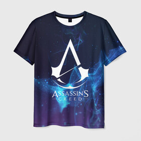 Мужская футболка 3D с принтом ASSASSIN`S CREED | АССАСИН С КРИД (Z) в Белгороде, 100% полиэфир | прямой крой, круглый вырез горловины, длина до линии бедер | slayer | асасин | ассасин крид | ассассин | тамплиеры