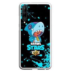 Чехол для Honor P30 с принтом BRAWL STARS LEON SHARK в Белгороде, Силикон | Область печати: задняя сторона чехла, без боковых панелей | bib | brawl stars | colt | crow | el brown | leon | leon shark | max | moba | sally leon | shark | акула | берли | биби | бравл старс | браун | ворон | жанр | игра | кольт | леон | леон акула | макс | нита | шелли