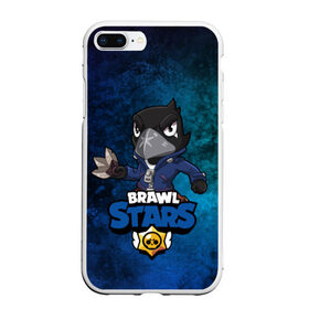 Чехол для iPhone 7Plus/8 Plus матовый с принтом Brawl Stars CROW в Белгороде, Силикон | Область печати: задняя сторона чехла, без боковых панелей | brawl | brawl stars | crow | leon | sally | shark | stars | акула | бравл | бравл старс | браво старс | игра | компьютерная | кров | леон | леон акула | онлайн | старс | шарк