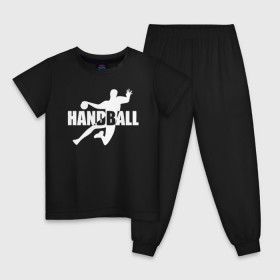 Детская пижама хлопок с принтом Гандболист в Белгороде, 100% хлопок |  брюки и футболка прямого кроя, без карманов, на брюках мягкая резинка на поясе и по низу штанин
 | Тематика изображения на принте: hand ball | handball | play | игра | игра в ганбол | игра с мячом | мяч | руки | футбол