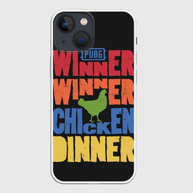 Чехол для iPhone 13 mini с принтом Winner Chicken Dinner в Белгороде,  |  | asia | battle | chicken | dinner | duo | epic | guide | lucky | map | miramar | mobile | mortal | pro | royale | solo | winner | битва | лут | пабг | пубг | стрим | топ