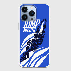 Чехол для iPhone 13 Pro с принтом Jump master в Белгороде,  |  | Тематика изображения на принте: cliff diving | dive | diving | swimming | плавание | прыжки в воду | спорт