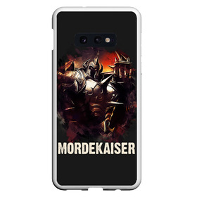 Чехол для Samsung S10E с принтом Mordekaiser в Белгороде, Силикон | Область печати: задняя сторона чехла, без боковых панелей | jinx | kda | league | lol | moba | pentakill | riot | rise | rus | skins | варвик | варус | воин | легенд | лига | лол | маг | стрелок | танк | чемпион