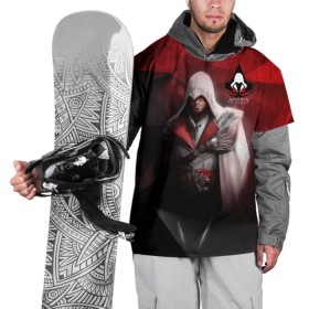 Накидка на куртку 3D с принтом Assasins creed в Белгороде, 100% полиэстер |  | creed | асасин | асасин крид | ассасин | ассассин | войско | крид | меч | приключения | самурай