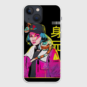 Чехол для iPhone 13 mini с принтом 2К Girl в Белгороде,  |  | anime | cat | cool | cyber | cyberpunk.2077 | danger | future | girl | japan | playstation | style | trend.стиль | аниме | девушка | кибер | киберпанк.будущее | кошка | круто | крутой | мода | опасность | тренд | хайп | япония