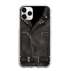 Чехол для iPhone 11 Pro Max матовый с принтом Косуха Байкерская в Белгороде, Силикон |  | biker jacket | jacket | leather jacket | байкерская | байкерская куртка | кожанка | косуха | косуха байкерская | куртка
