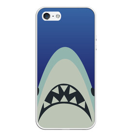 Чехол для iPhone 5/5S матовый с принтом IKEA Shark в Белгороде, Силикон | Область печати: задняя сторона чехла, без боковых панелей | ikea | ocean | shark | water