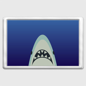 Магнит 45*70 с принтом IKEA Shark в Белгороде, Пластик | Размер: 78*52 мм; Размер печати: 70*45 | ikea | ocean | shark | water