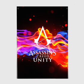 Постер с принтом ASSASSIN`S CREED UNITY в Белгороде, 100% бумага
 | бумага, плотность 150 мг. Матовая, но за счет высокого коэффициента гладкости имеет небольшой блеск и дает на свету блики, но в отличии от глянцевой бумаги не покрыта лаком | black flag | brotherhood | chronicles | creed | game | origins | revelations | rogue | syndicate | unity | альтаир | ассасин | игры | кинжал | пираты