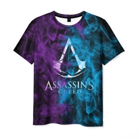 Мужская футболка 3D с принтом Assassins Creed в Белгороде, 100% полиэфир | прямой крой, круглый вырез горловины, длина до линии бедер | mmorpg | rogue | асасин | асассин | ассасин крид | ассассин