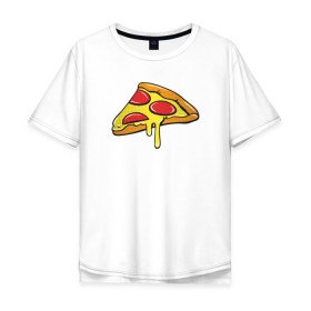 Мужская футболка хлопок Oversize с принтом Пицца Пицца Пицца !!!! Pizza в Белгороде, 100% хлопок | свободный крой, круглый ворот, “спинка” длиннее передней части | Тематика изображения на принте: pizza | для девушек | для парней | еда | италия | итальянская еда | колбаса | пицца | пицца с салями | пицца с сыром | подарок | с намеком | салями | сыр | тесто