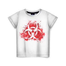 Детская футболка 3D с принтом Plague Inc. в Белгороде, 100% гипоаллергенный полиэфир | прямой крой, круглый вырез горловины, длина до линии бедер, чуть спущенное плечо, ткань немного тянется | 2019 | biohazard | china | game | ncov | plague | virus | warning | вирус | игра | китай