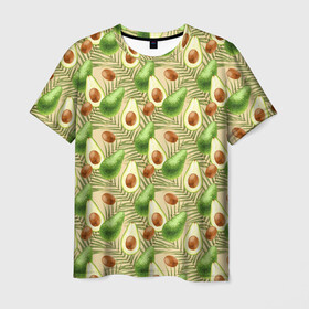 Мужская футболка 3D с принтом Веган Авокадо узор в Белгороде, 100% полиэфир | прямой крой, круглый вырез горловины, длина до линии бедер | avocado | based | food | plant | vegan | vegetable | авокадо | веган | диета | для девочек | для фитнеса | женская | зож | кето | кето диета | купить | мужская | растения | с авокадо | с надписью | с принтом | фитнес