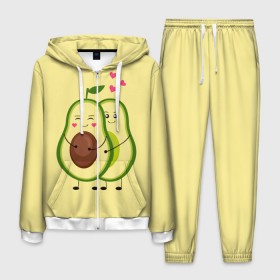 Мужской костюм 3D с принтом Влюбленные Веганы Авокадо в Белгороде, 100% полиэстер | Манжеты и пояс оформлены тканевой резинкой, двухслойный капюшон со шнурком для регулировки, карманы спереди | 14 февраля | avocado | based | plant | vegan | авокадо | валентина | веган | влюбленный | день | диета | для девочек | для фитнеса | женская | зож | кето | кето диета | купить | мужская | с авокадо | с принтом | фитнес