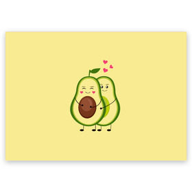 Поздравительная открытка с принтом Влюбленные Веганы Авокадо в Белгороде, 100% бумага | плотность бумаги 280 г/м2, матовая, на обратной стороне линовка и место для марки
 | 14 февраля | avocado | based | plant | vegan | авокадо | валентина | веган | влюбленный | день | диета | для девочек | для фитнеса | женская | зож | кето | кето диета | купить | мужская | с авокадо | с принтом | фитнес