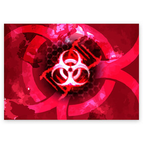 Поздравительная открытка с принтом Plague Inc LC (Oko) в Белгороде, 100% бумага | плотность бумаги 280 г/м2, матовая, на обратной стороне линовка и место для марки
 | авторская | вирус | знаки | игры | интересная | каракули | круг | лабиринт | линии | мозаика | необычная | око | символы | страшная | туннель | черная | эпидемия