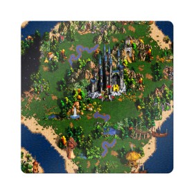 Магнит виниловый Квадрат с принтом Heroes of Might and Magic в Белгороде, полимерный материал с магнитным слоем | размер 9*9 см, закругленные углы | angel | armor | artwork | creature | dragon | fantasy | fantasy art | game | griffin | heroes | heroes maps | heroes of might and magic | knight | might and magic | sword | warriors | weapon | wings | герои