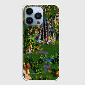 Чехол для iPhone 13 Pro с принтом Heroes of Might and Magic в Белгороде,  |  | angel | armor | artwork | creature | dragon | fantasy | fantasy art | game | griffin | heroes | heroes maps | heroes of might and magic | knight | might and magic | sword | warriors | weapon | wings | герои