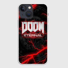 Чехол для iPhone 13 mini с принтом DOOM ETERNAL в Белгороде,  |  | doom | doom eternal | doom slayer | slayer | дум