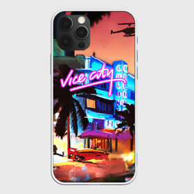 Чехол для iPhone 12 Pro с принтом GTA: VICE CITY в Белгороде, силикон | область печати: задняя сторона чехла, без боковых панелей | grand theft auto 2 | grand theft auto 3 | grand theft auto v | grand theft auto: san andreas | grand theft auto: vice city | gta 5 | gta online | gta v | город | игры