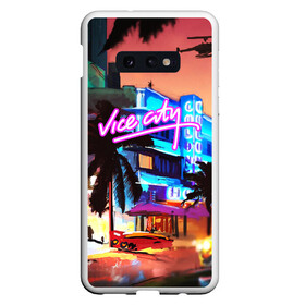 Чехол для Samsung S10E с принтом GTA VICE CITY в Белгороде, Силикон | Область печати: задняя сторона чехла, без боковых панелей | grand theft auto 2 | grand theft auto 3 | grand theft auto v | grand theft auto: san andreas | grand theft auto: vice city | gta 5 | gta online | gta v | город | игры