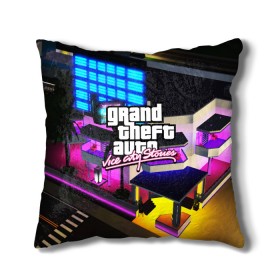 Подушка 3D с принтом GTA:VICE CITY в Белгороде, наволочка – 100% полиэстер, наполнитель – холлофайбер (легкий наполнитель, не вызывает аллергию). | состоит из подушки и наволочки. Наволочка на молнии, легко снимается для стирки | gr | grand theft auto 2 | grand theft auto 3 | grand theft auto v | grand theft auto: san andreas | grand theft auto: vice city | gta 5 | gta online | gta v | город | игры