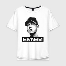 Мужская футболка хлопок Oversize с принтом Eminem в Белгороде, 100% хлопок | свободный крой, круглый ворот, “спинка” длиннее передней части | eminem | evil | ken kaniff | marshall bruce mathers iii | mm | rap | slim shady | маршалл брюс мэтерс iii | рэп | рэп рок | хип хоп | хорроркор | эминем