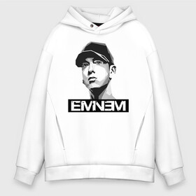 Мужское худи Oversize хлопок с принтом Eminem в Белгороде, френч-терри — 70% хлопок, 30% полиэстер. Мягкий теплый начес внутри —100% хлопок | боковые карманы, эластичные манжеты и нижняя кромка, капюшон на магнитной кнопке | eminem | evil | ken kaniff | marshall bruce mathers iii | mm | rap | slim shady | маршалл брюс мэтерс iii | рэп | рэп рок | хип хоп | хорроркор | эминем