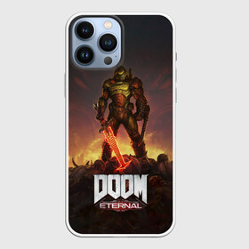 Чехол для iPhone 13 Pro Max с принтом DOOM ETERNAL в Белгороде,  |  | Тематика изображения на принте: doom | doom eternal | eternal | дум | дуум