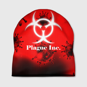 Шапка 3D с принтом PLAGUE INC. в Белгороде, 100% полиэстер | универсальный размер, печать по всей поверхности изделия | molecule | plague inc | абстракция | бактерии | вирус | клетки | медицина | микробы | молекулы | наука | нейрон | нейроны | планета | текстура | текстуры | формула