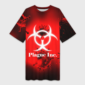 Платье-футболка 3D с принтом PLAGUE INC. в Белгороде,  |  | Тематика изображения на принте: molecule | plague inc | абстракция | бактерии | вирус | клетки | медицина | микробы | молекулы | наука | нейрон | нейроны | планета | текстура | текстуры | формула