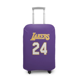 Чехол для чемодана 3D с принтом Los Angeles Lakers / Kobe Brya в Белгороде, 86% полиэфир, 14% спандекс | двустороннее нанесение принта, прорези для ручек и колес | basketball | espn | kobe | kobe bryant | kobe bryant death | kobe bryant tribute | lakers | los angeles lakers | nba