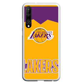 Чехол для Honor P30 с принтом Los Angeles Lakers в Белгороде, Силикон | Область печати: задняя сторона чехла, без боковых панелей | angeles | bryant | kobe | lakers | los | баскетбольный | клуб