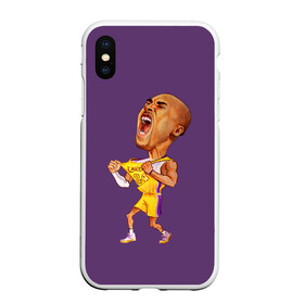 Чехол для iPhone XS Max матовый с принтом Kobe Bryant в Белгороде, Силикон | Область печати: задняя сторона чехла, без боковых панелей | Тематика изображения на принте: 08 | 24 | 8 | angeles | basketball | bryant | gigi | goat | kobe | lakers | legend | los | mamba | rip | sport | баскетбол | брайант | коби | легенда | мамба | роспись | спорт