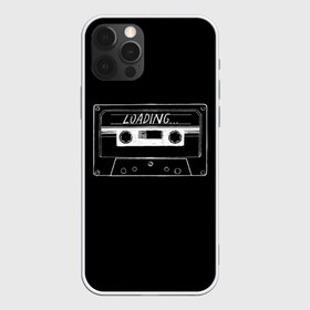 Чехол для iPhone 12 Pro Max с принтом Loading в Белгороде, Силикон |  | Тематика изображения на принте: hieroglyph | japanese | loading | загрузка | иероглиф | кассета | японский