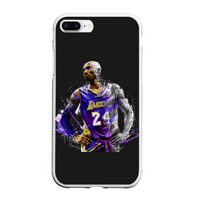 Чехол для iPhone 7Plus/8 Plus матовый с принтом Kobe Bryant в Белгороде, Силикон | Область печати: задняя сторона чехла, без боковых панелей | 08 | 24 | 8 | angeles | basketball | bryant | gigi | goat | kobe | lakers | legend | los | mamba | rip | sport | баскетбол | брайант | коби | легенда | мамба | роспись | спорт