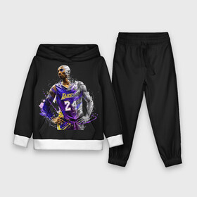 Детский костюм 3D (с толстовкой) с принтом Kobe Bryant в Белгороде,  |  | 08 | 24 | 8 | angeles | basketball | bryant | gigi | goat | kobe | lakers | legend | los | mamba | rip | sport | баскетбол | брайант | коби | легенда | мамба | роспись | спорт