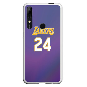 Чехол для Honor P Smart Z с принтом Los Angeles Lakers Kobe Brya в Белгороде, Силикон | Область печати: задняя сторона чехла, без боковых панелей | basketball | espn | kobe | kobe bryant | kobe bryant death | kobe bryant tribute | lakers | los angeles lakers | nba