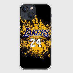 Чехол для iPhone 13 mini с принтом Kobe Bryant в Белгороде,  |  | 24 | kobe | kobe bean bryant | lakers | los angeles | американский баскетболист | баскетбол | баскетболист | коби | коби бин брайант | лейкерс | лос анджелес | нью йорк