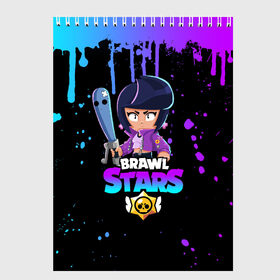 Скетчбук с принтом BRAWL STARS BIBI в Белгороде, 100% бумага
 | 48 листов, плотность листов — 100 г/м2, плотность картонной обложки — 250 г/м2. Листы скреплены сверху удобной пружинной спиралью | brawl stars | bull | colt | crow | leon | leon shark | shark | stars | акула | берли | ворон | динамайк | кольт | леон | леон акула | нита | спайк | шелли | эль примо