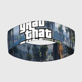 Повязка на голову 3D с принтом GRAND THEFT AUTO 5 в Белгороде,  |  | grand theft auto 2 | grand theft auto 3 | grand theft auto v | grand theft auto: san andreas | grand theft auto: vice city | gta 1 | gta 2 | gta 3 | gta 4 | gta 5 | gta online | gta v | город | игры